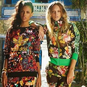 RARE Adidas Originals x Farm Rio Track Jacket